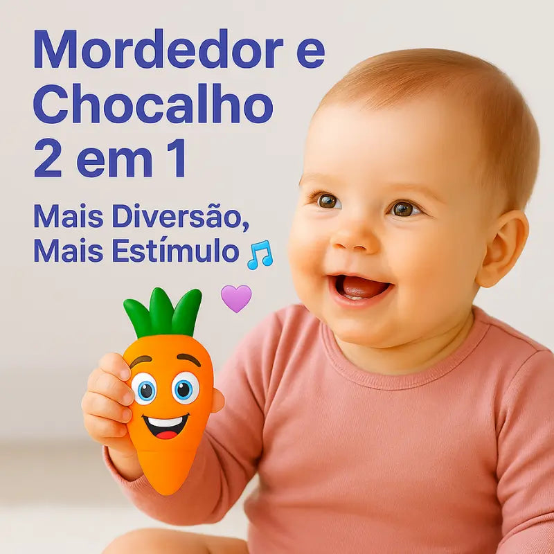 mordedor chocalho 2 em 1
