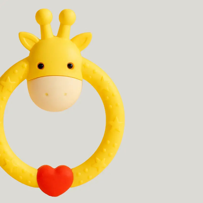 mordedor infantil giraffa para aliviar gengivas