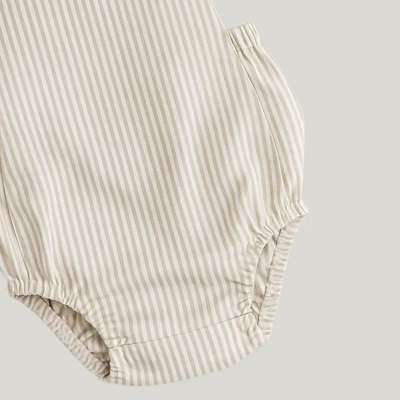 romper classico bebe listras bege