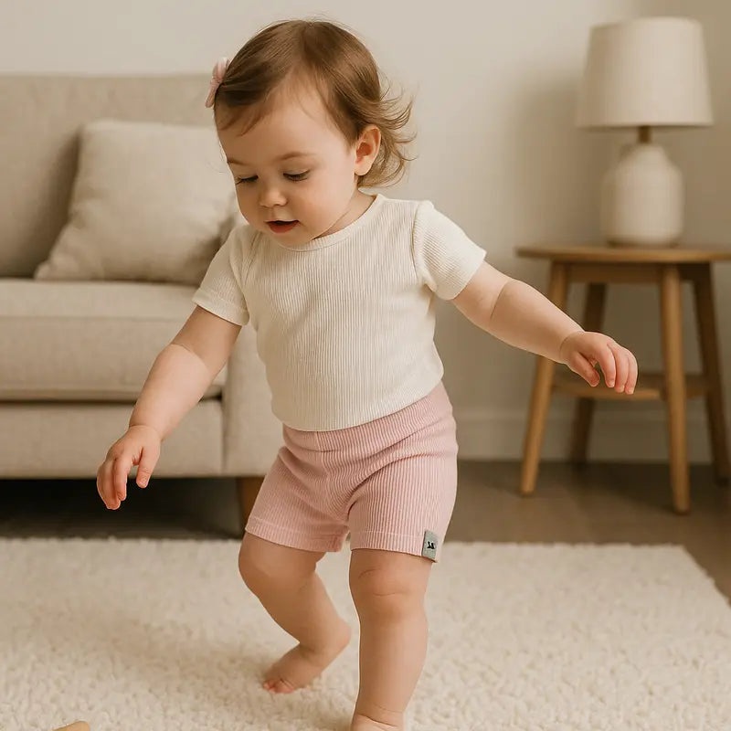 roupa confortável e fresca para bebê no verão