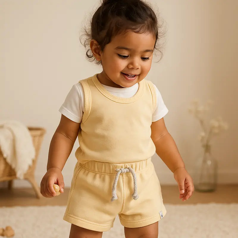 roupa de verão confortável para bebê menino ou menina