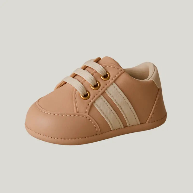tenis infantil bebe couro ecologico rose
