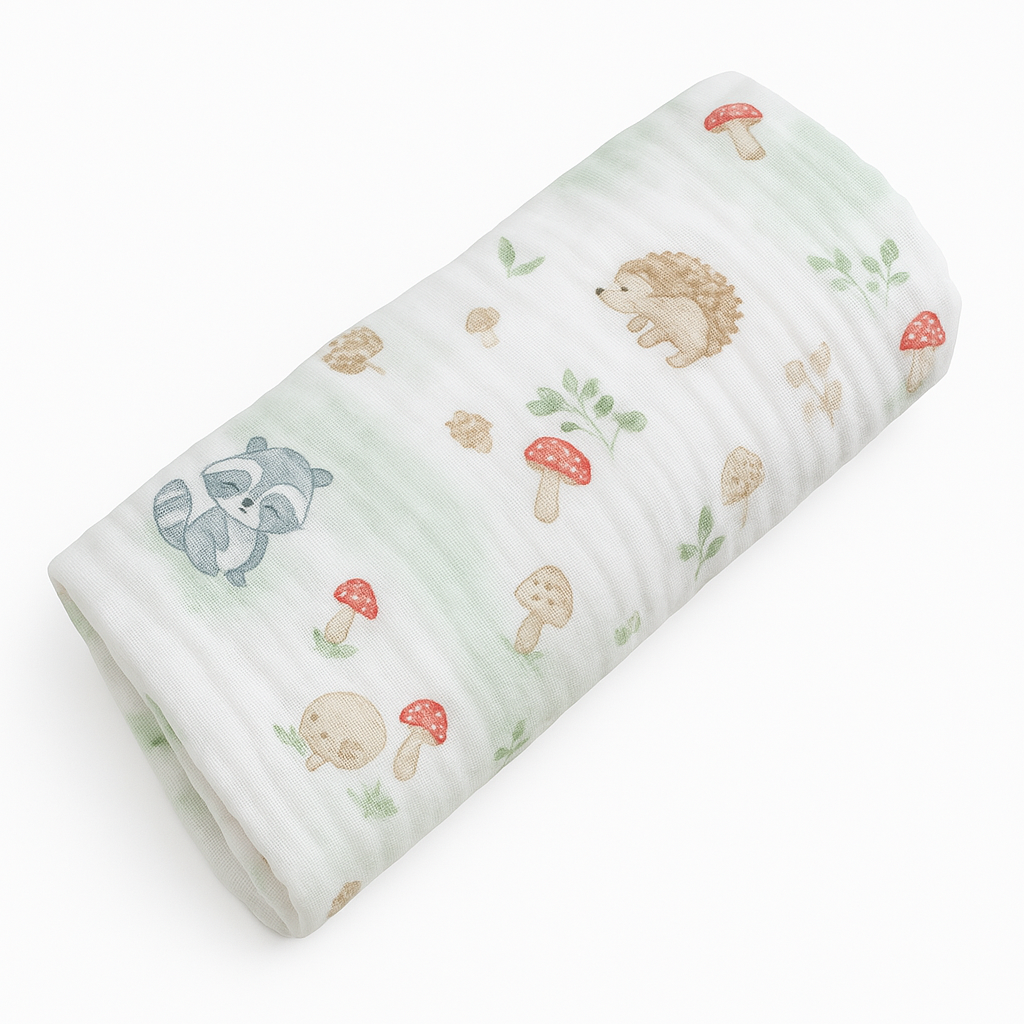 Toalha Com Capuz Algodao Florest