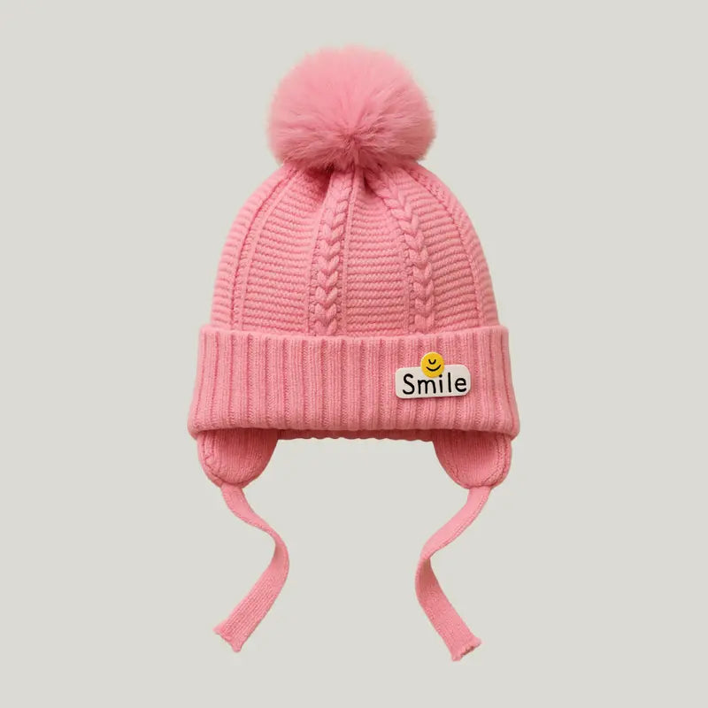 touca-bebe-tricot-smile-rosa-moose-kids