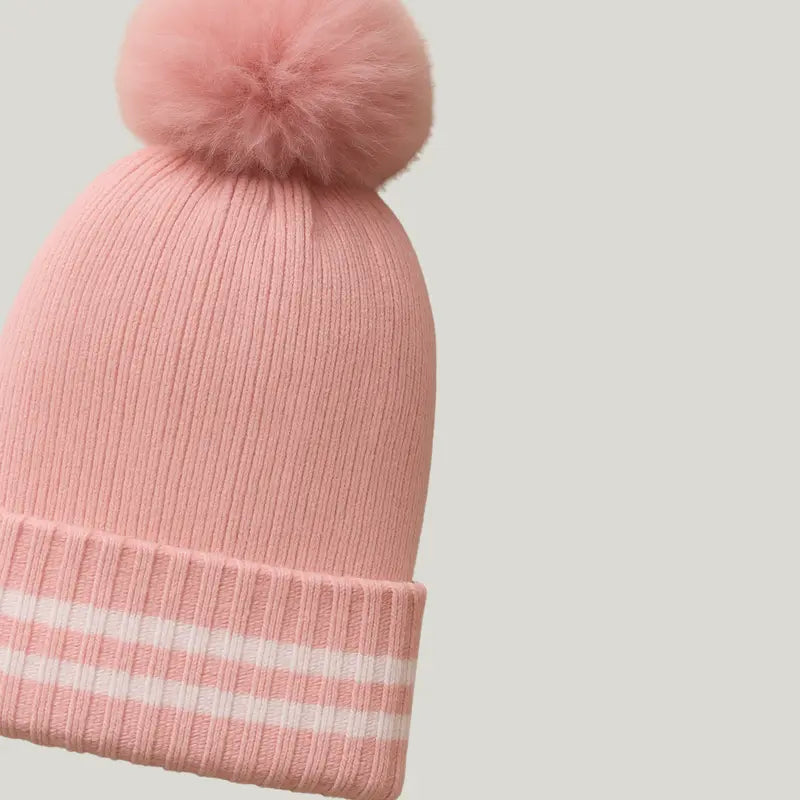 touca vintage de inverno para bebê