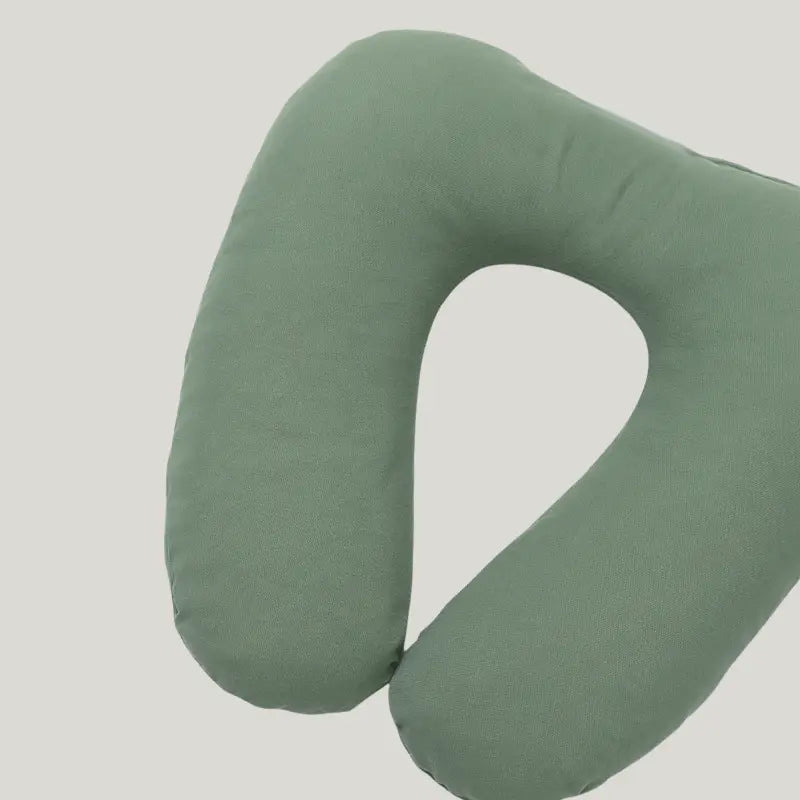 travesseiro ergonômico de pescoço para bebê em algodão