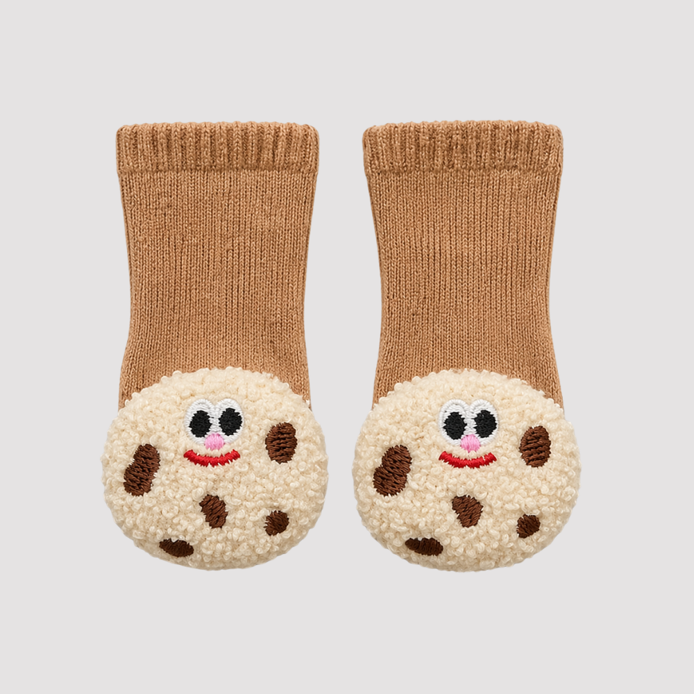 Meia bebê Cookie Choco Sensorial