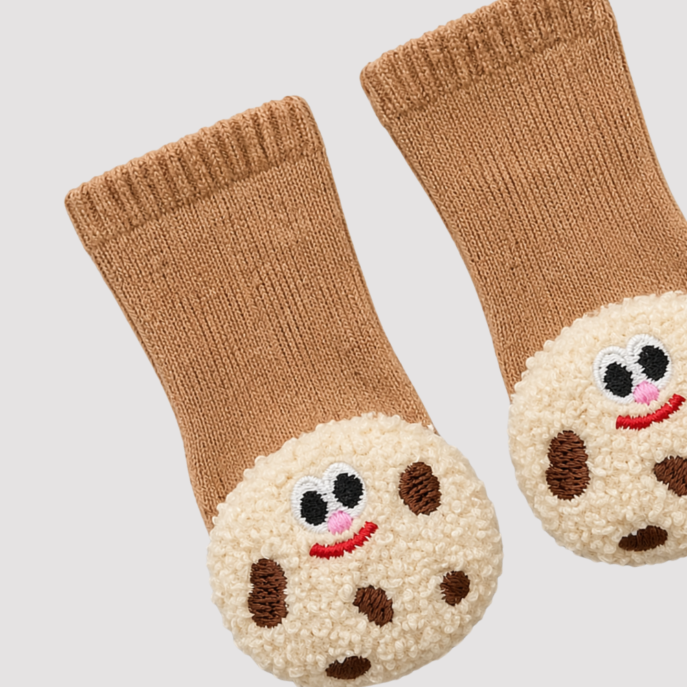 Meia bebê Cookie Choco Sensorial
