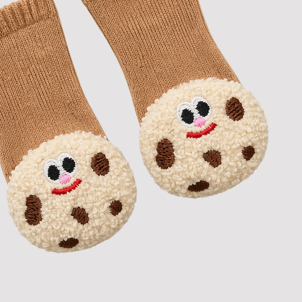 Meia bebê Cookie Choco Sensorial