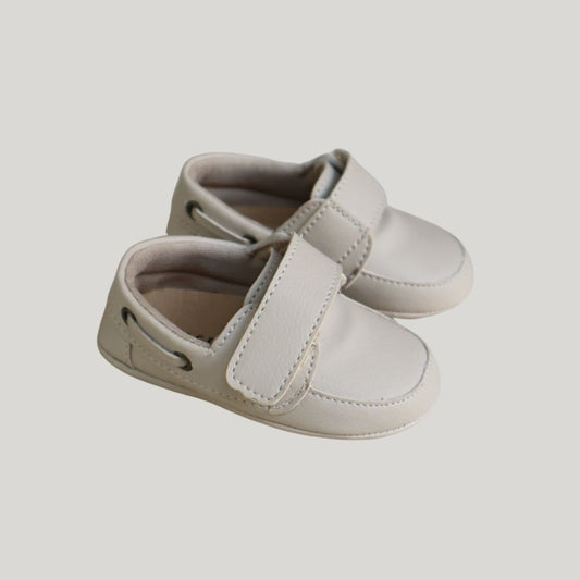 Sapato Social Mocassim Bebê Bege