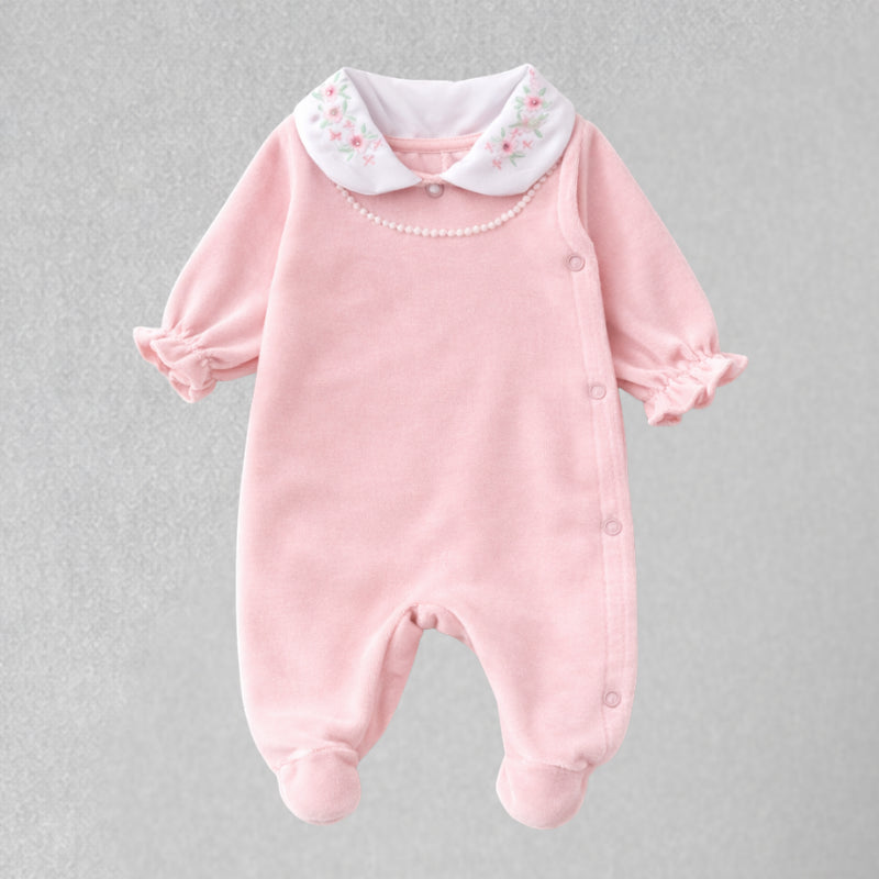 Macacão Prematuro Charlote Rosa