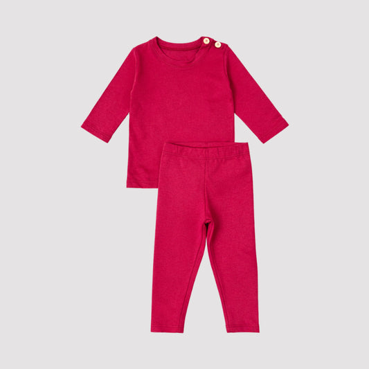 Conjunto Bebê Essence Bordo