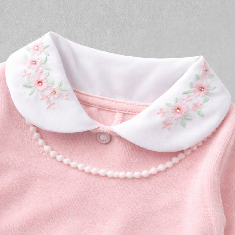 Macacão Prematuro Charlote Rosa