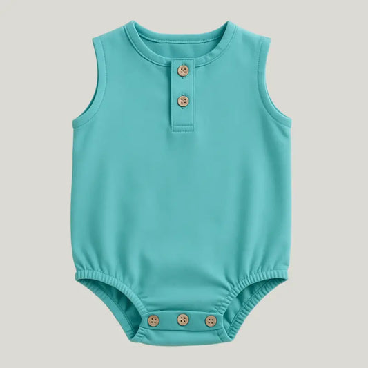 Body Bebê Regata Alphie Verde Água