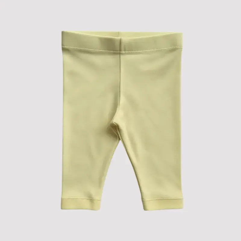Yellow Cotton Baby Pants