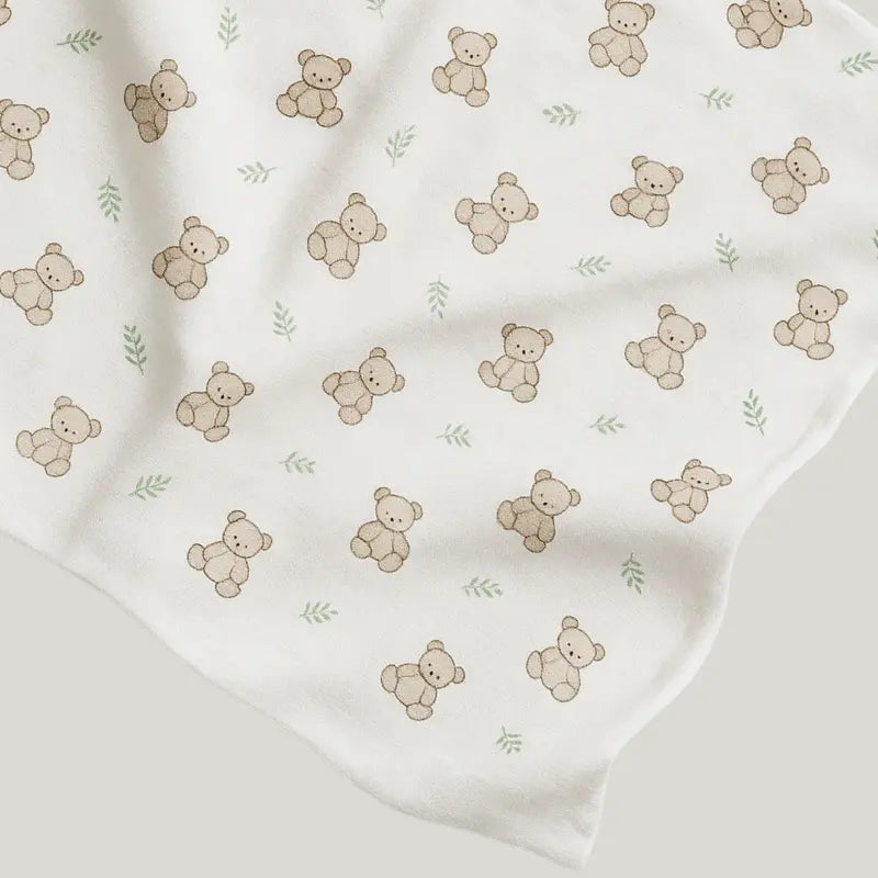 Cueiro Bebê Algodão Bear Florest