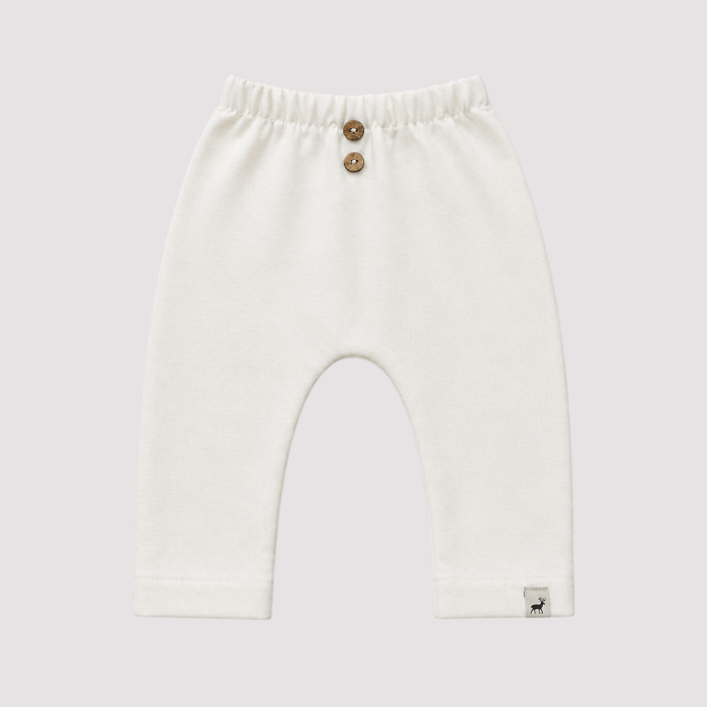 Calça Bebê Beach Linho Off White