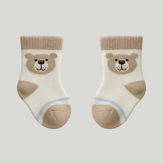 Meia Bebê Bear Bege
