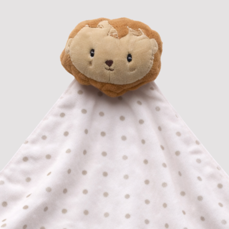 Naninha Bebê Lion Cut Bege Plush