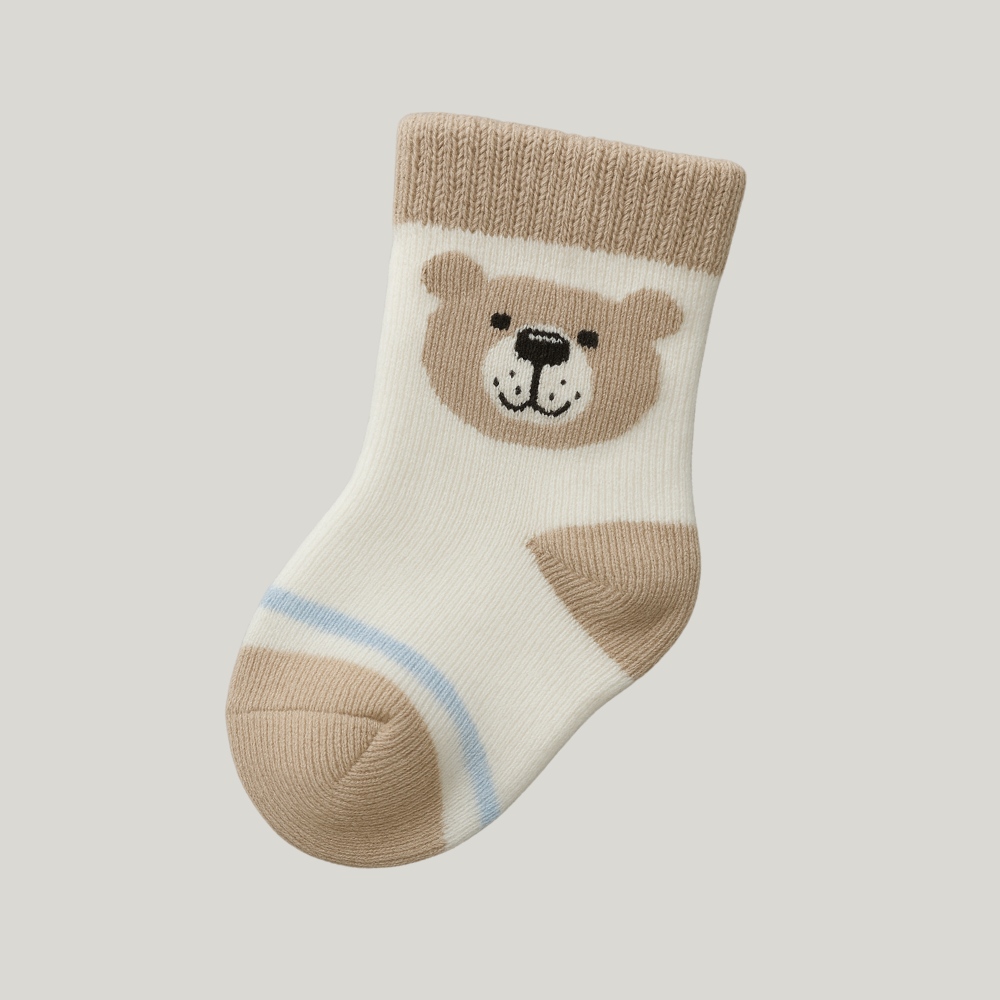 Meia Bebê Bear Bege