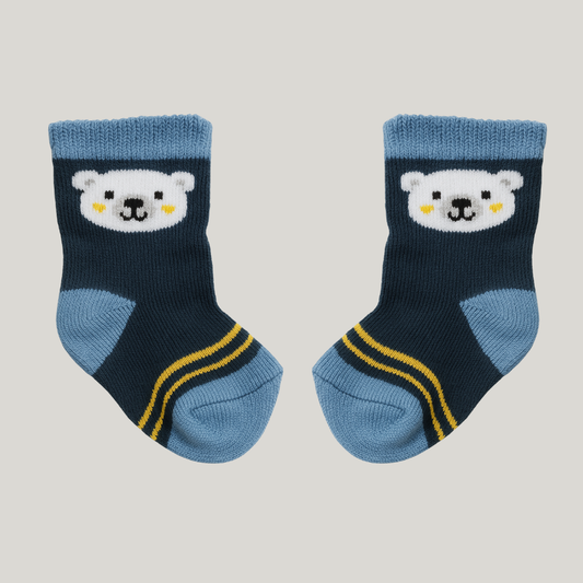 Meia Bebê Bear Azul