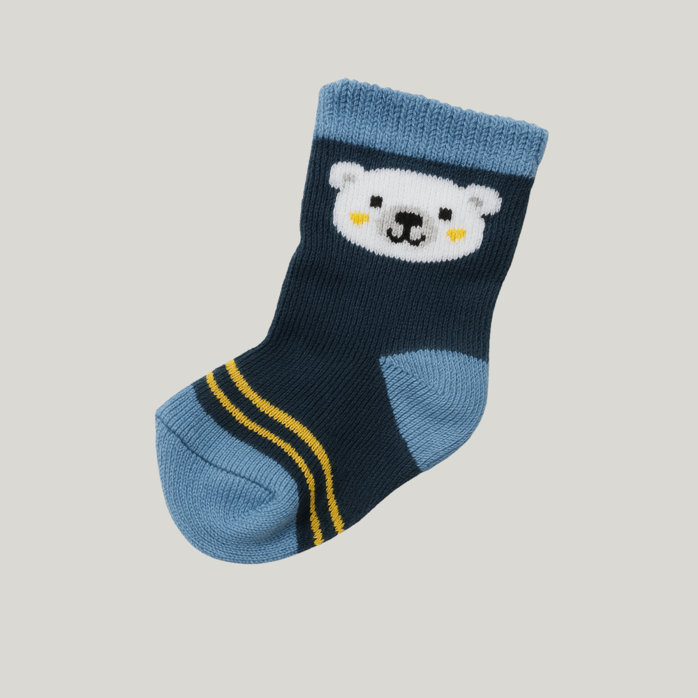 Meia Bebê Bear Azul