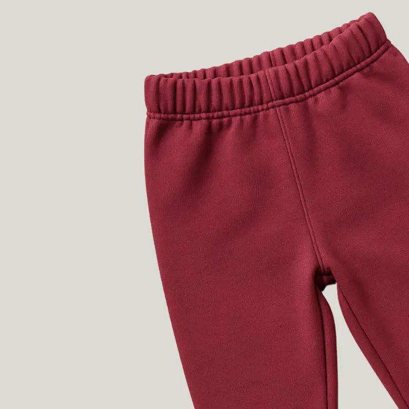 Conjunto Bebê Moletom Comfy Adorable Bordo