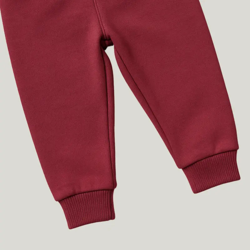 Conjunto Bebê Moletom Comfy Adorable Bordo