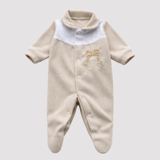 Macacão Prematuro Louise Bege