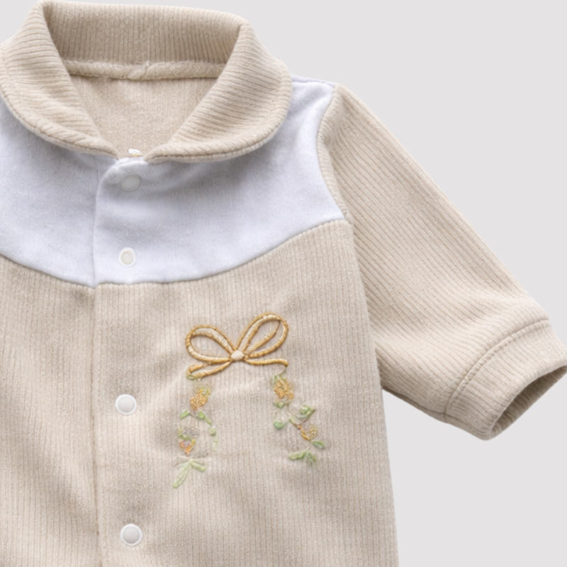 Macacão Prematuro Louise Bege