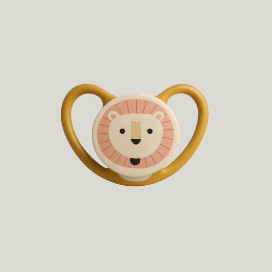 Chupeta Bico De Silicone Lion