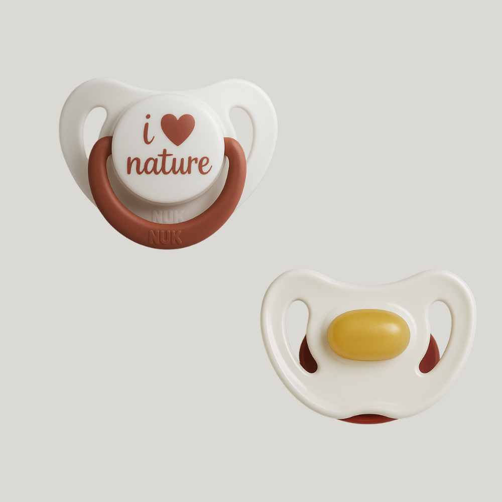 Kit 2 Chupetas For Nature Silicone Terra Cota