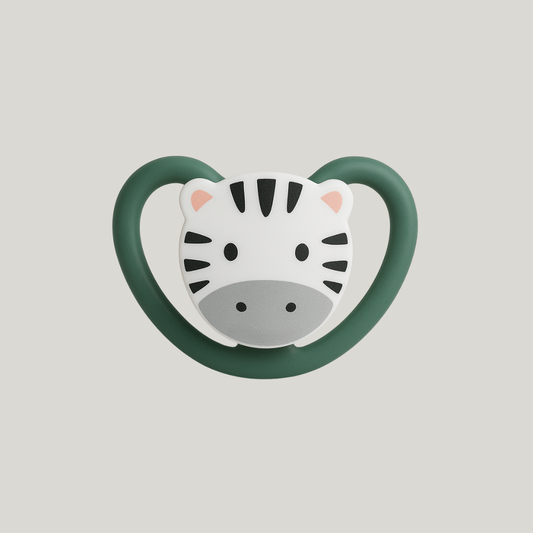 Chupeta Bico De Silicone Zebra