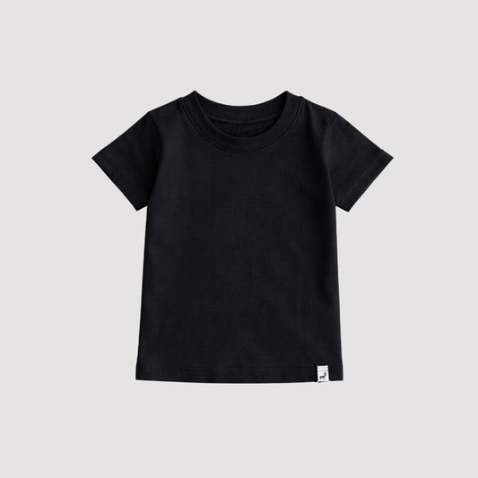 Camisa bebê Algodão Black