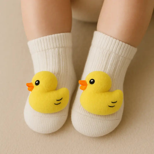 Meia bebê Patinho Sensorial