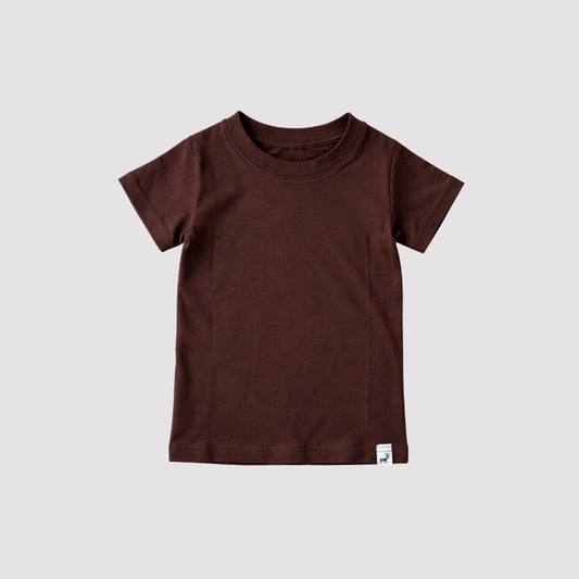 Camisa bebê Algodão Mocha