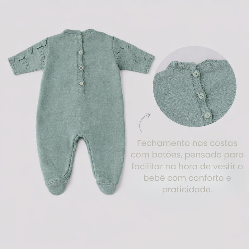 Kit 3 Peças Saída Maternidade Valentina Oliva