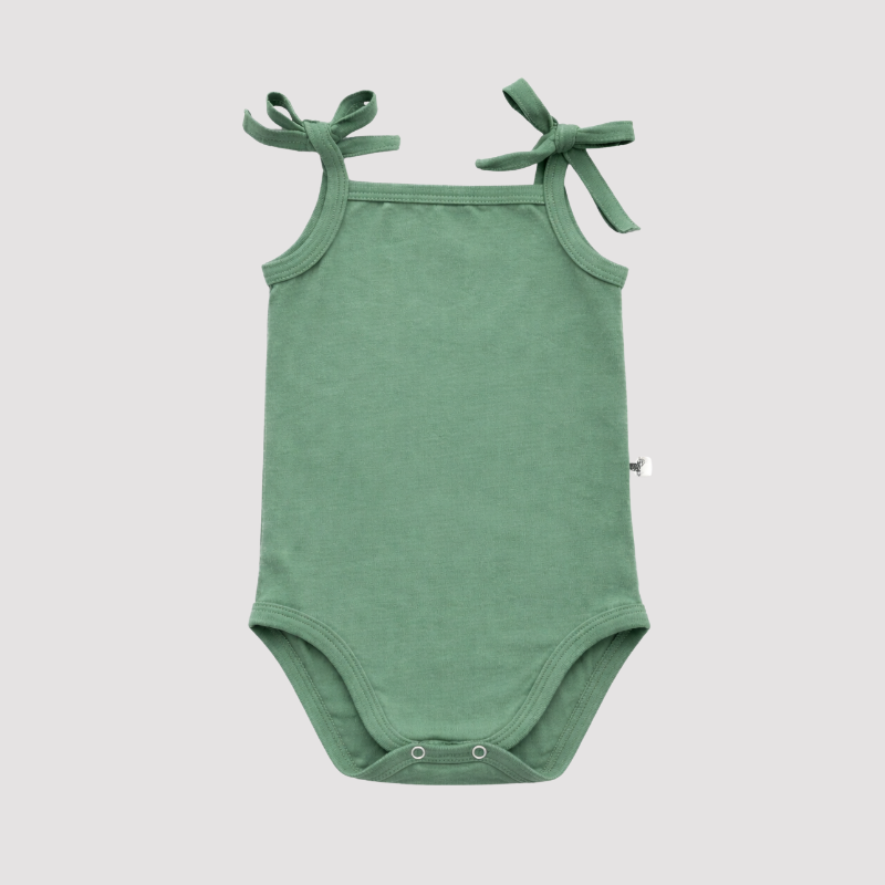 Body Bebê Menina Alcinha Verde