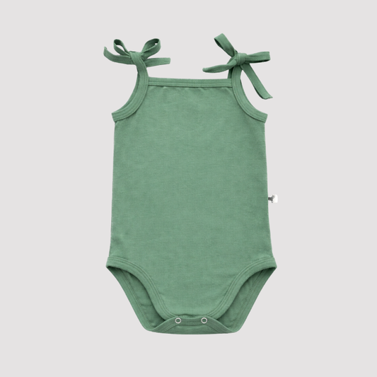 Body Bebê Menina Alcinha Verde