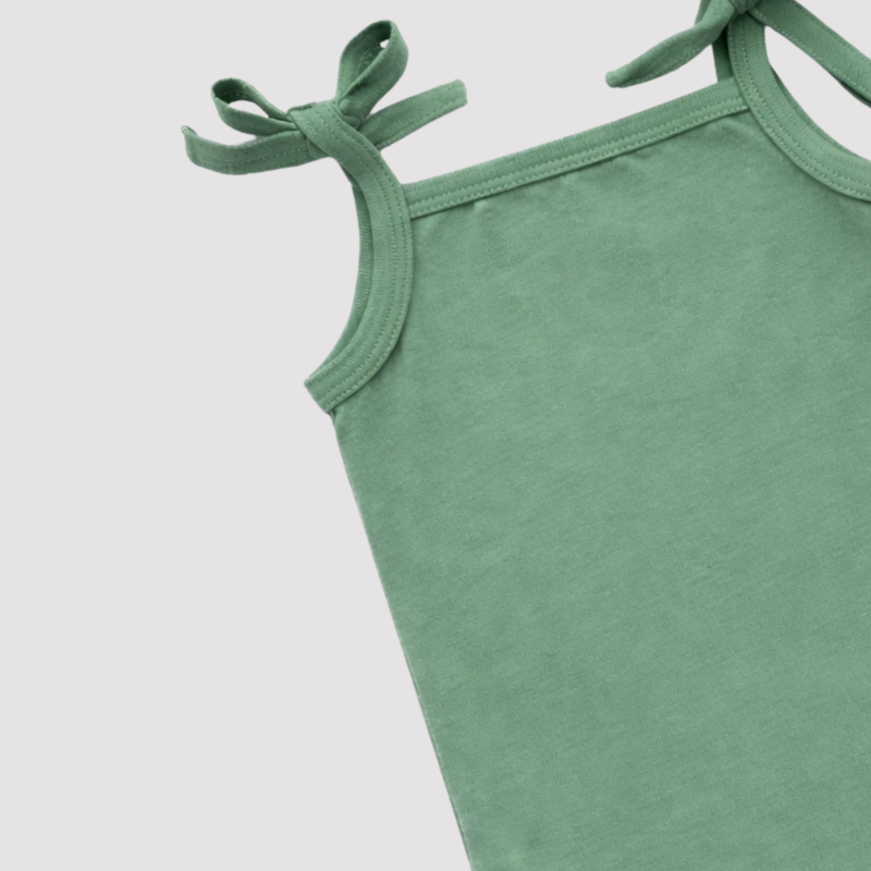 Body Bebê Menina Alcinha Verde