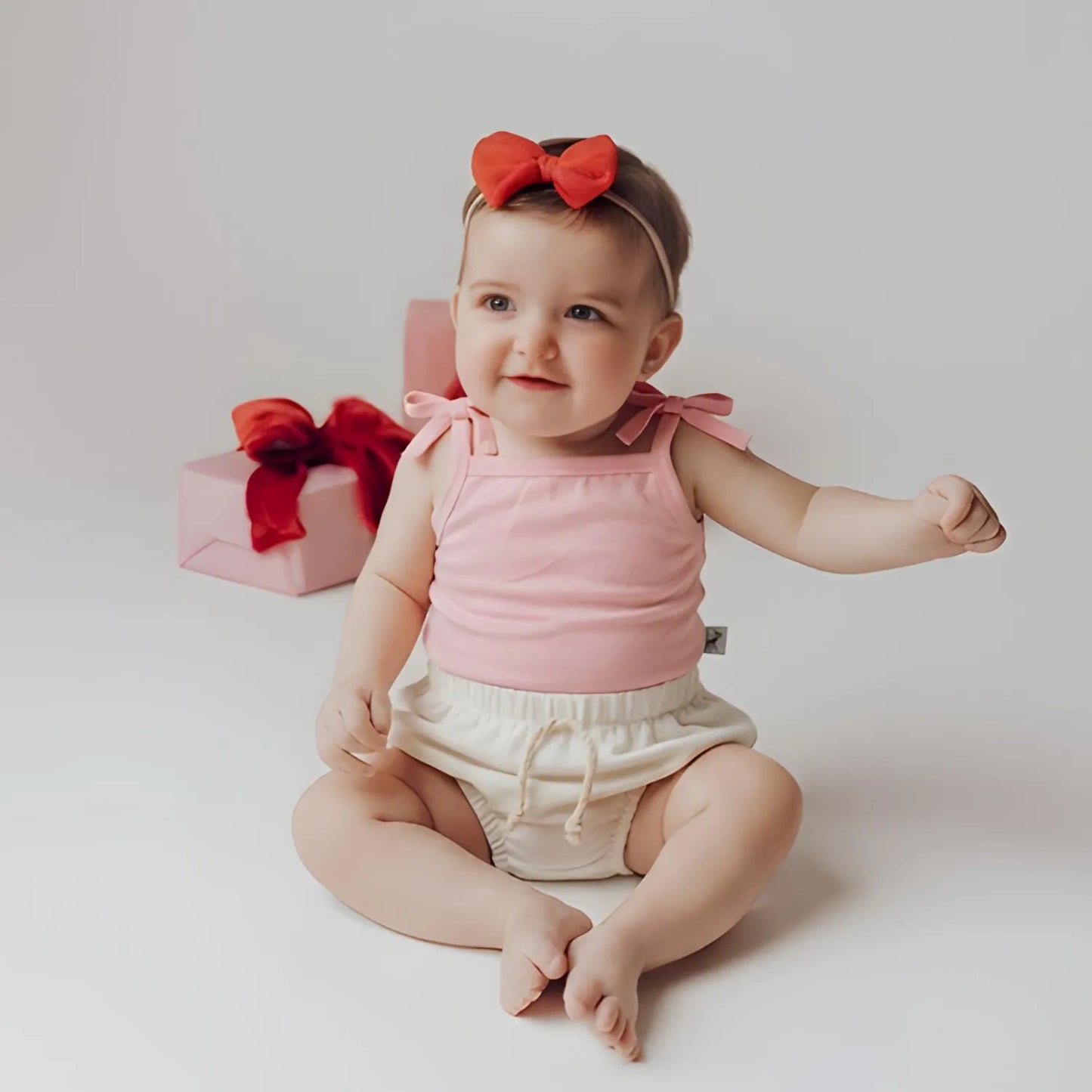 Tapa Fralda Bebê em Linho Off White