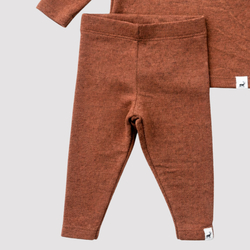 Conjunto Bebê Tricotado Confort Chocolate