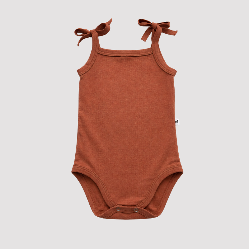 Body Bebê Menina Alcinha Caramelo