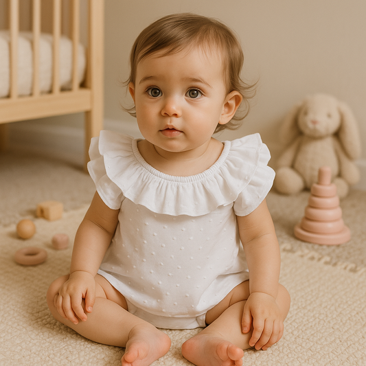 Camisa Bebê Menina Little White