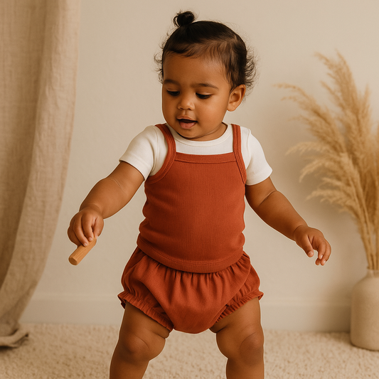 Conjunto Linen Terra Cota
