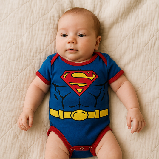 Body Bebê Mesversário Superman