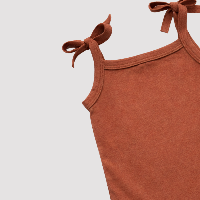 Body Bebê Menina Alcinha Caramelo