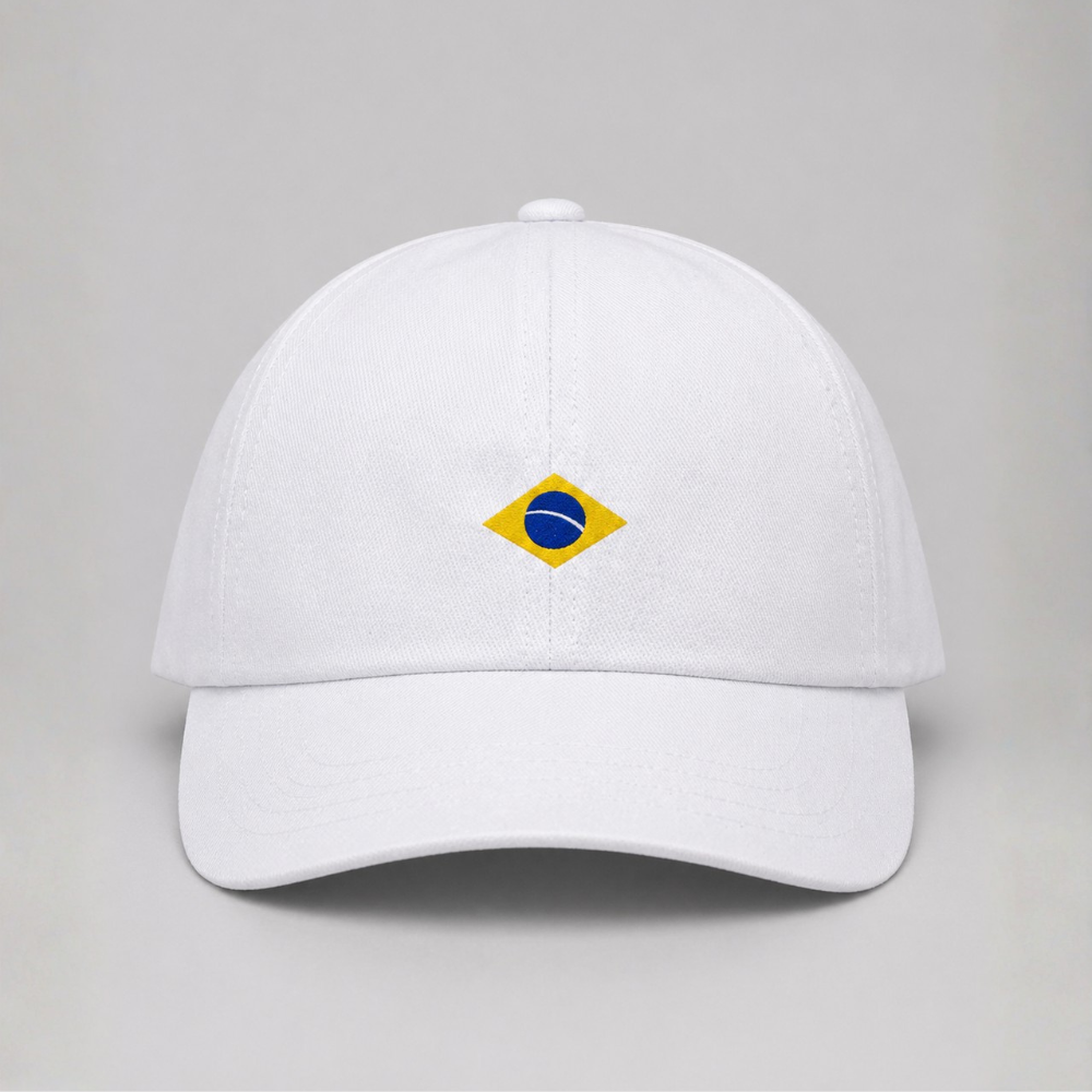 Boné bebê Brasil White