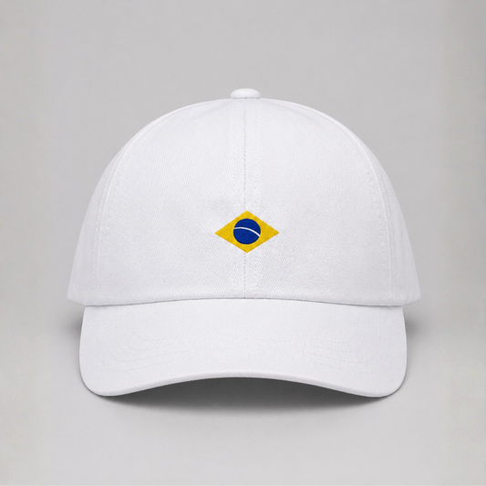 Boné bebê Brasil White