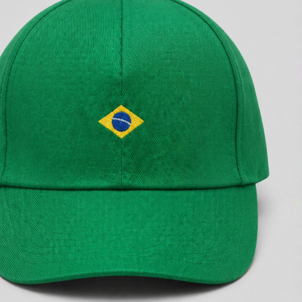 Boné bebê Brasil Verde